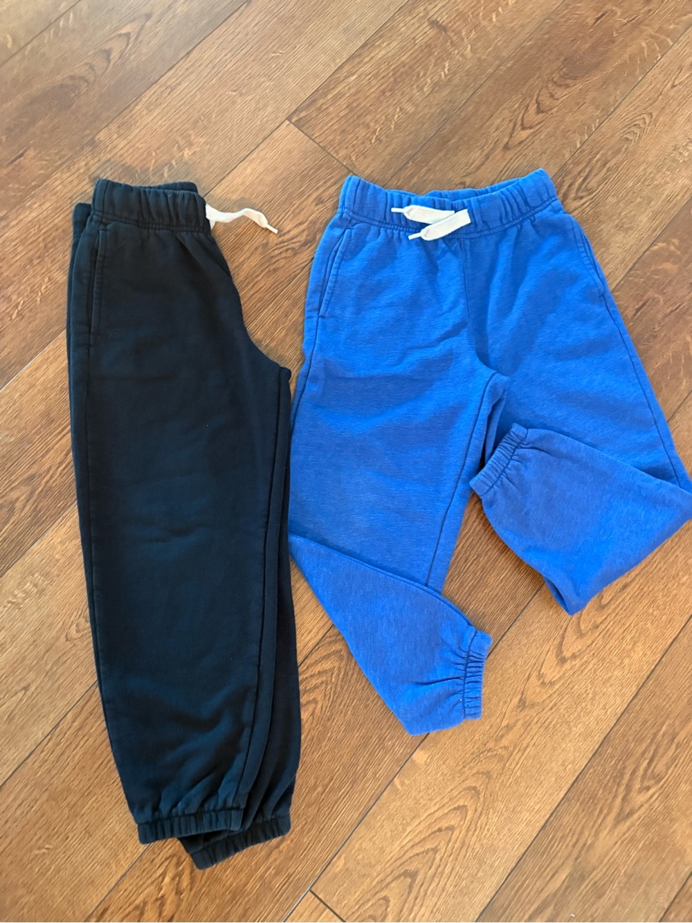 GOLDEN Kids Jogger Sweatpants 2-Pair Set in Blue & Black